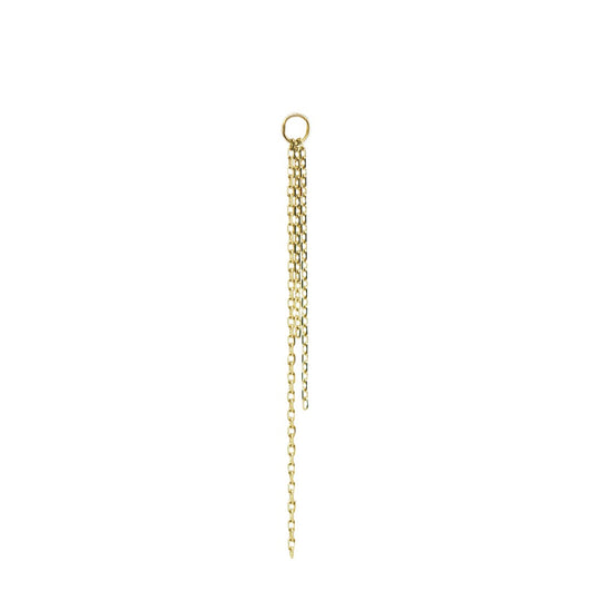 Midi Chain Plaque - 9ct Yellow Gold - CH-PL-M