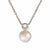 Chic Freshwater Pearl Pendant - Silver -  1815436