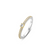 Milano CZ Ring - Silver/Gold - 1869ZY