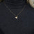 Bobble Chain Humming Bird Necklace - Gold - GNBB755