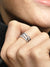 Sparkling & Polished Lines Ring - Sterling Silver - 190919CZ