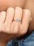 Two Sparkling Hearts Ring - Sterling Silver - 191023CZ
