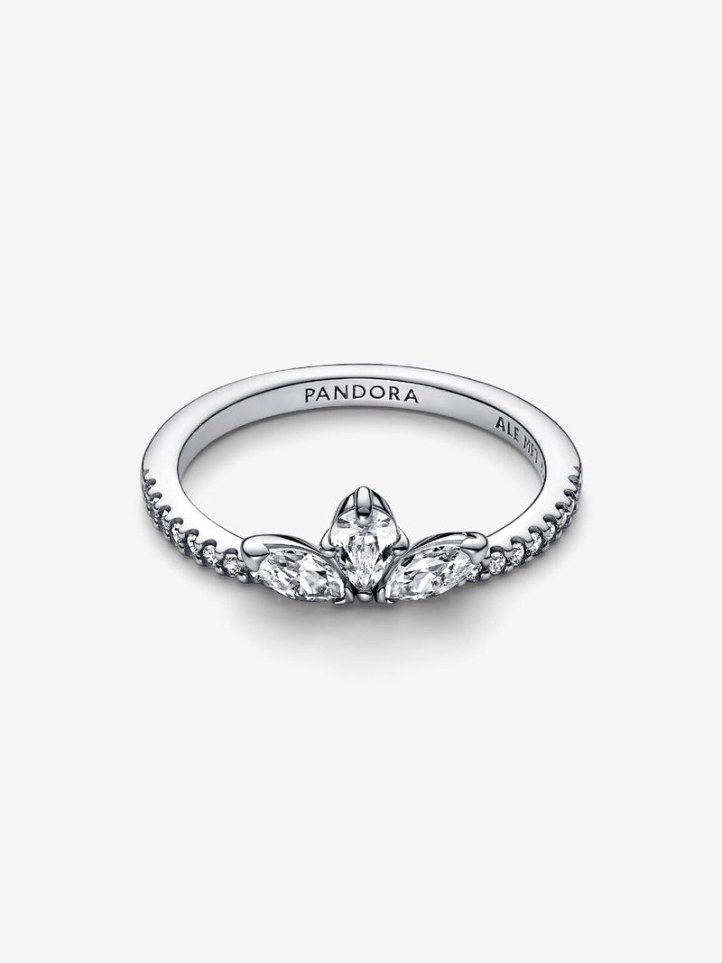 Sparkling Herbarium Cluster Ring - Sterling Silver - 192392C01