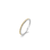 Milano CZ Stacking Ring, Size 56 - Gold - 1923ZY/56