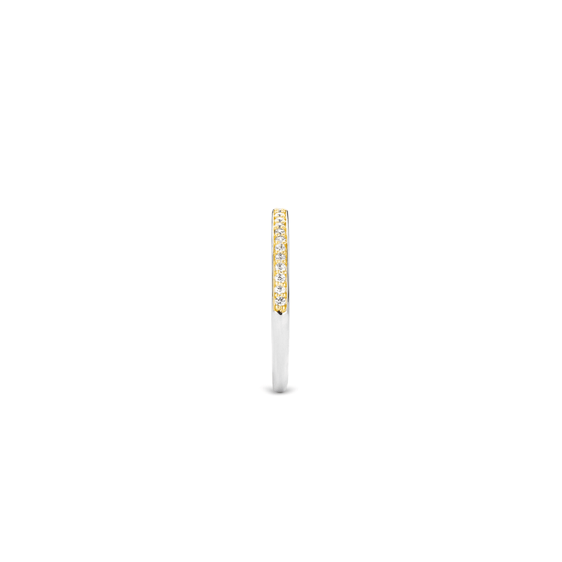 Milano CZ Stacking Ring - Gold