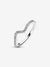 Sparkling Wave Ring - Sterling Silver - 192539C01
