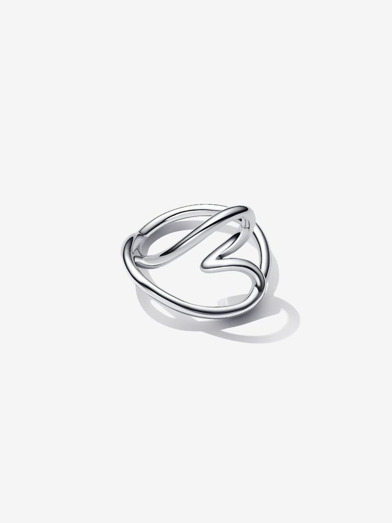 Organically Shaped Heart Ring - Sterling Silver - 193288C00