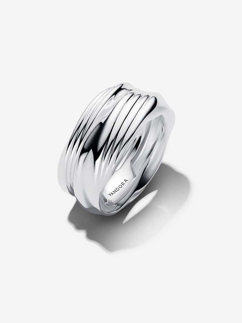 Twisted Double Ring - Sterling Silver - 193890C00