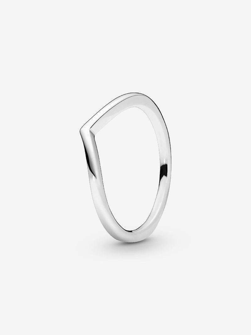 Polished Wishbone Ring - Sterling Silver - 196314