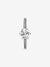 Clear Sparkling Crown Ring - Sterling Silver - 198289CZ