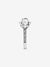 Clear Sparkling Crown Ring - Sterling Silver - 198289CZ