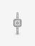 Square Sparkle Halo Ring - Sterling Silver - 198863C01
