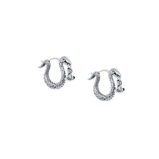 Albane Small Earrings - Antique Silver - 6203008Y-02P017