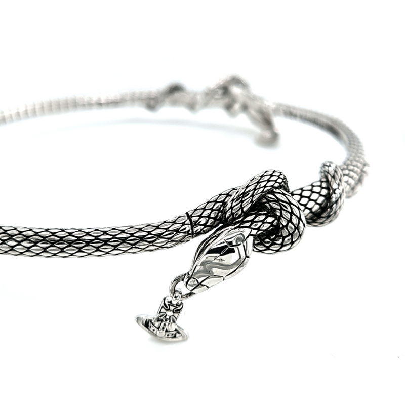 Albane Choker - Antique Silver - 6303003O-02P017-W1