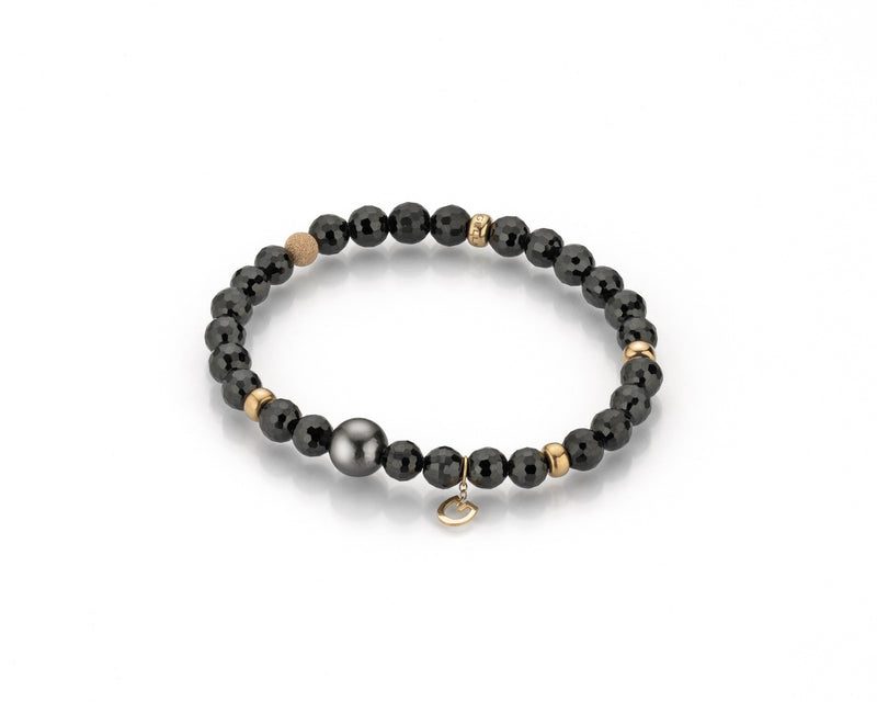 Tahitian Cultured Pearl Bracelet - 18ct Rose Gold - 2-81583-01