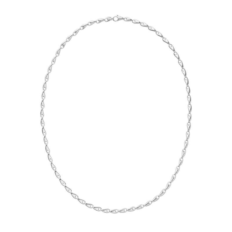 Reflect Slim Necklace, 55cm - Silver - 20001094