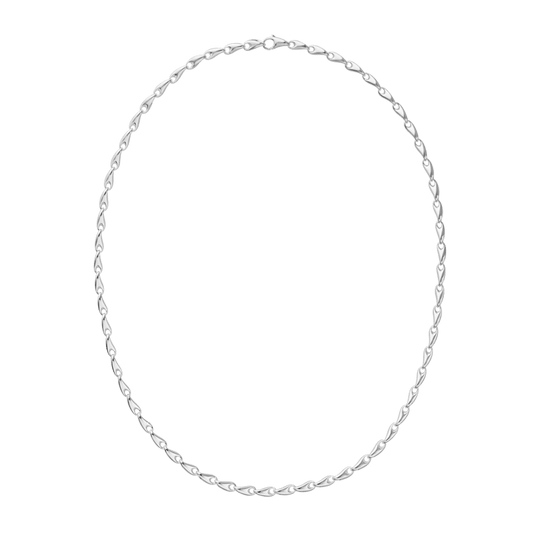 Reflect Slim Necklace, 55cm - Silver - 20001094
