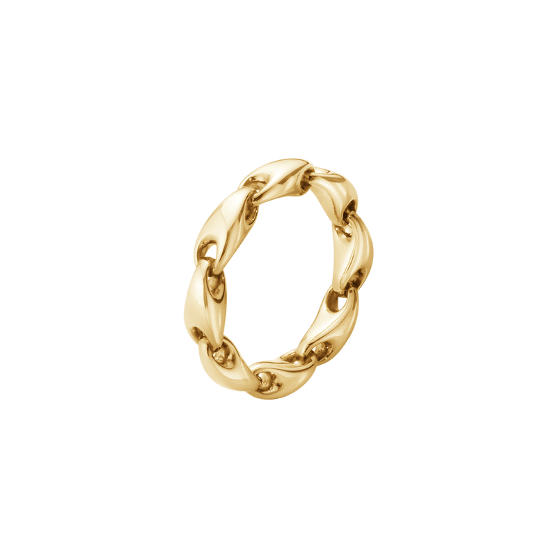 Reflect Small Chain Link Ring - 18ct Yellow Gold - 2000119600
