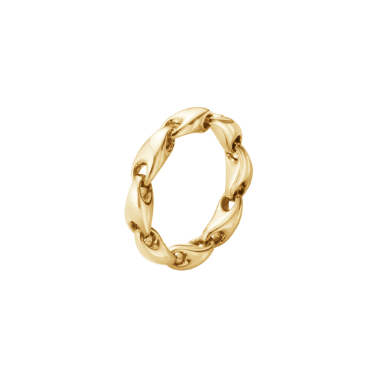 Reflect Small Chain Link Ring - 18ct Yellow Gold - 2000119600