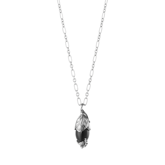 2024 Black Onyx Heritage Pendant - Silver - 20001391