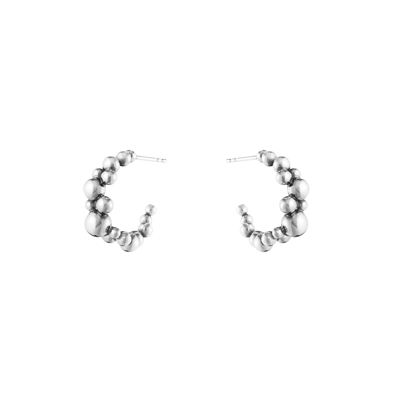 Moonlight Grapes Earhoops - Silver - 20001409
