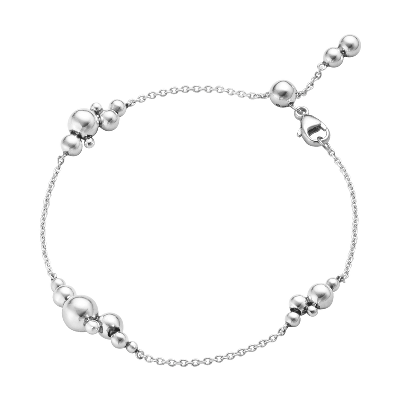 Moonlight Grapes Chain Bracelet - Silver - 20001415