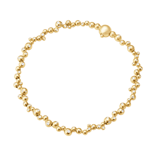 Moonlight Grapes Slim Diamond Bracelet, 0.39ct - Yellow Gold - 20001419000M