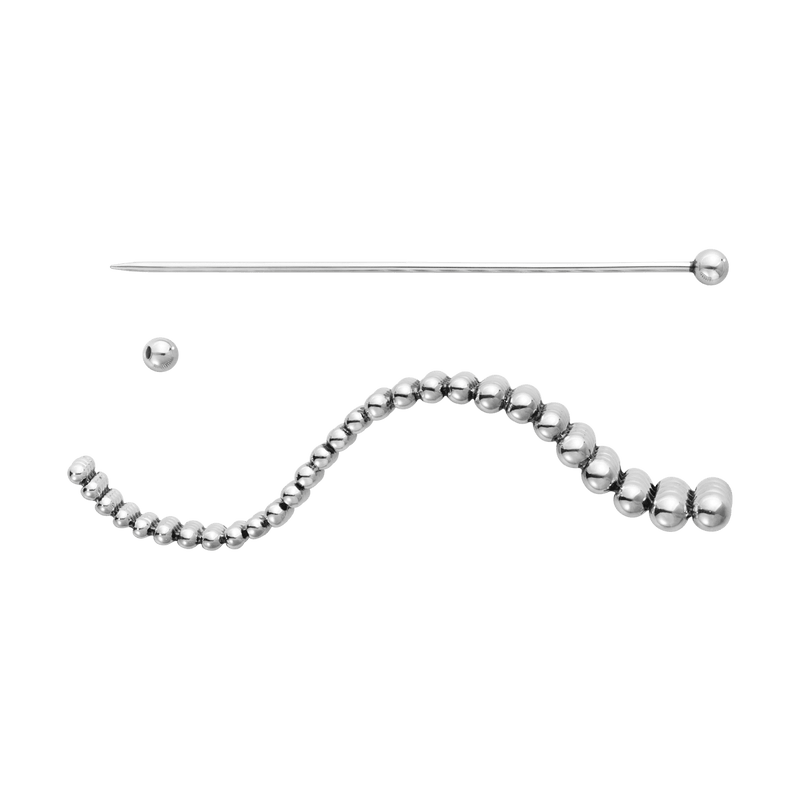 Moonlight Grapes Brooch - Silver - 20001442