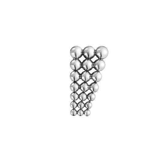 Moonlight Grapes Short Earring, Left - Silver - 20001445