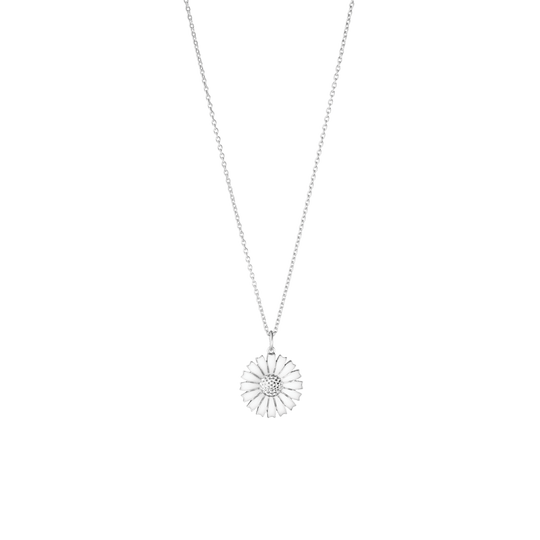 Daisy Pendant - Silver/White - 20001534