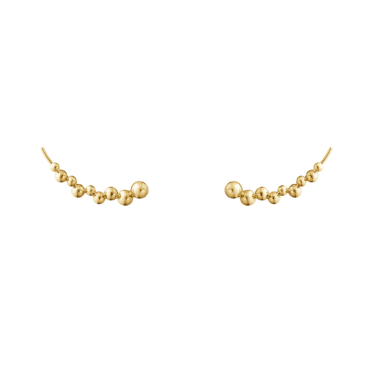 Moonlight Grapes Ear Cuff Pair - 18ct Yellow Gold - 20001595