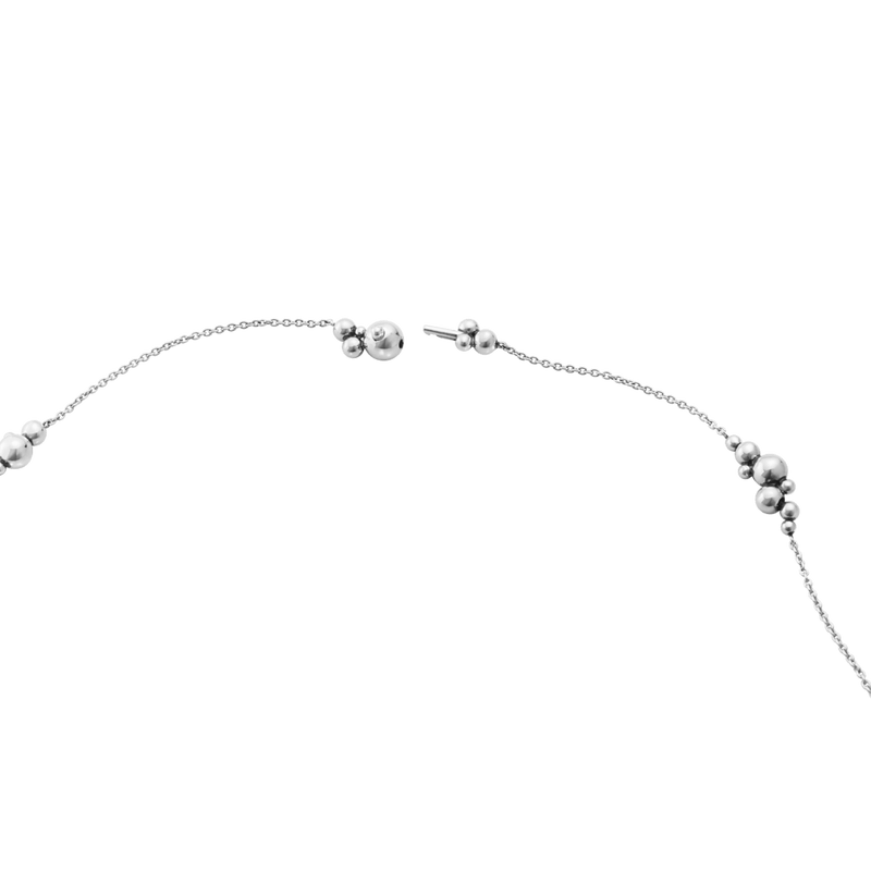 Moonlight Grapes Sautoir Necklace - Silver - 20001598