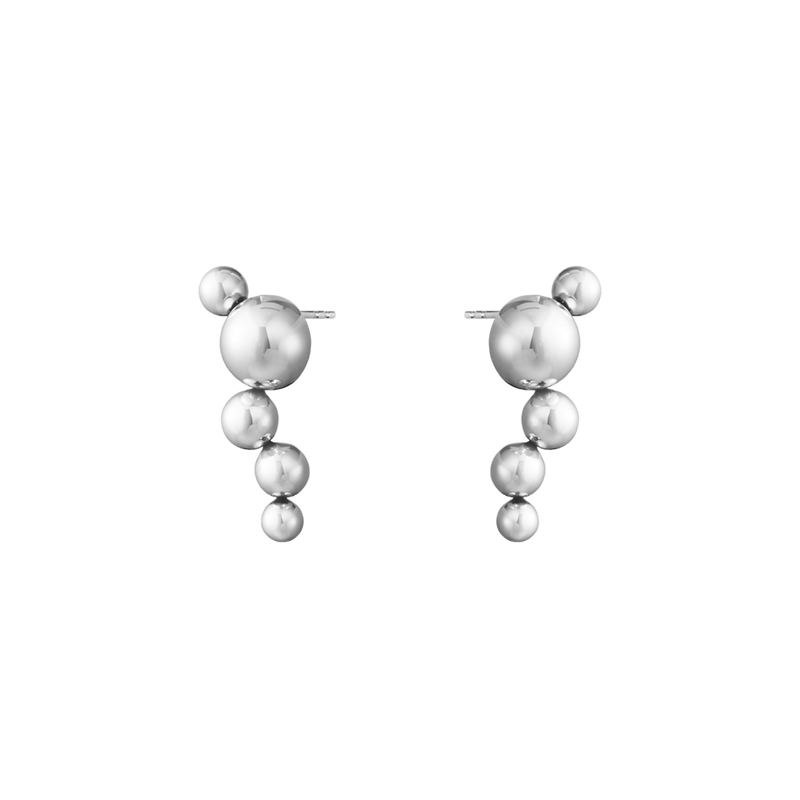 Moonlight Grapes Earrings - Silver - 20001631