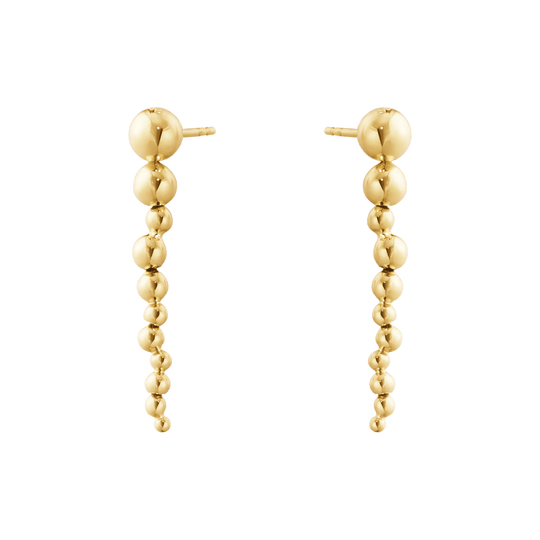 Moonlight Grapes Long Earrings - 18ct Yellow Gold - 20001634