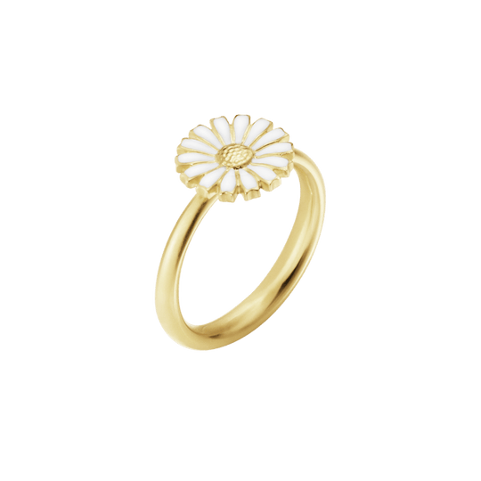 Daisy Ring, 11mm - Gold/White - 20001721