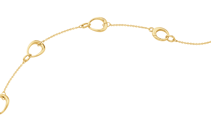 Offspring Necklace, Medium Loops - 18ct Yellow Gold - 20001800