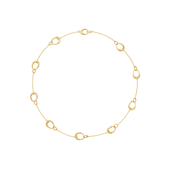 Offspring Necklace, Medium Loops - 18ct Yellow Gold - 20001800
