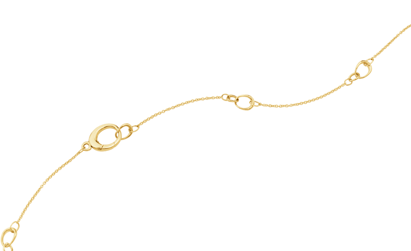 Offspring Chain Necklace, Small Loops - 18ct Yellow Gold - 20001801