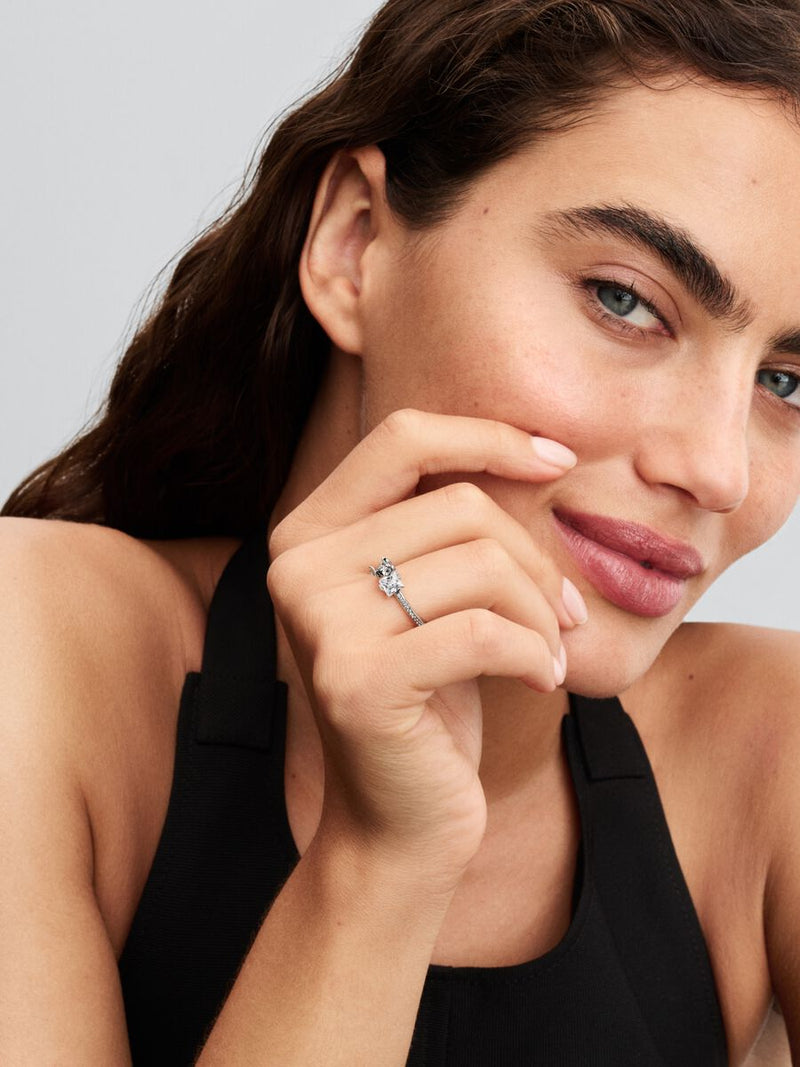 Disney Stitch & Stone Ring - Sterling Silver - 193740C01