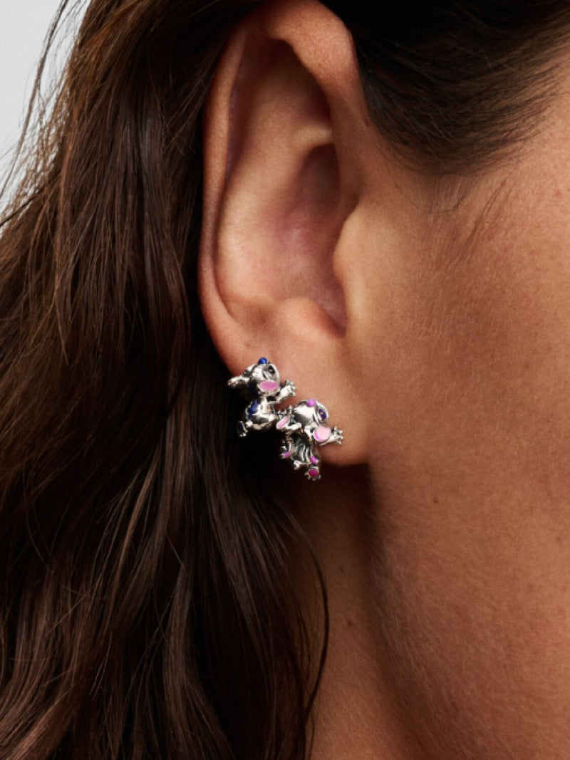 Disney Stitch & Angel Stud Earrings - Sterling Silver - 293741C01