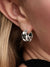 Rippled Small Hoop Earrings - Sterling Silver - 293874C00