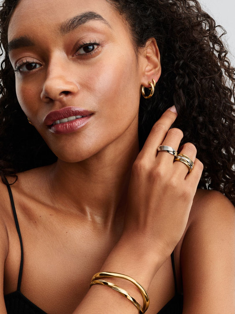 Twisted Double Ring - Sterling Silver - 193890C00