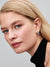 Light Blue Hoop Earrings - Sterling Silver - 293851C01