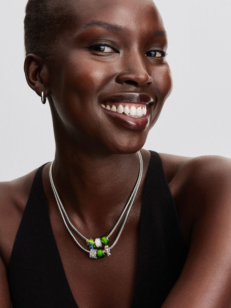 Disney Pixar Little Green Men Charm - Sterling Silver - 794024C01