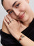 Disney Beauty & The Beast Rose Ring - 14ct Gold Plated - 163984C01