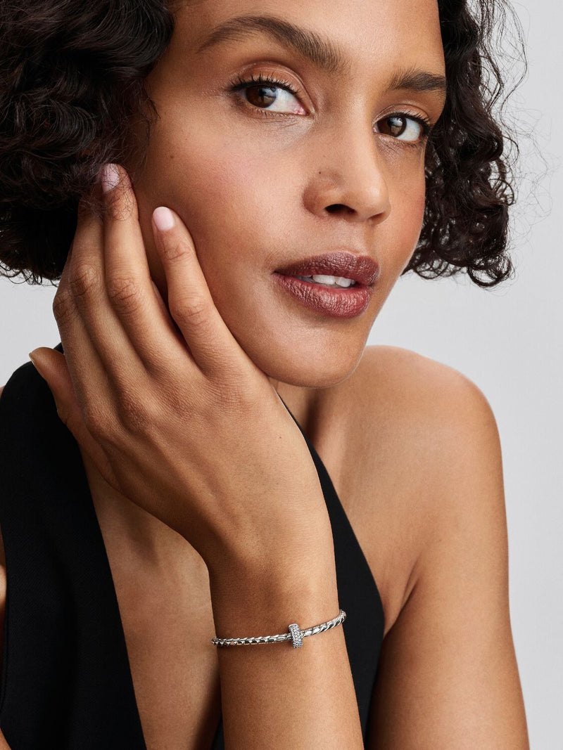 Pavé Clip Charm - Sterling Silver - 794032C01