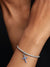 Cross Dangle Charm with Stellar Blue Crystal - Sterling Silver - 794063C01