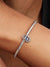 Hamsa Hand Charm with Stellar Blue Crystal - Sterling Silver - 794062C01