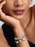Textured Moon Mini Charm - Sterling Silver - 794054C00