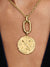 Crossing Arrows Medallion Charm - 14ct Gold Plated - 764084C01